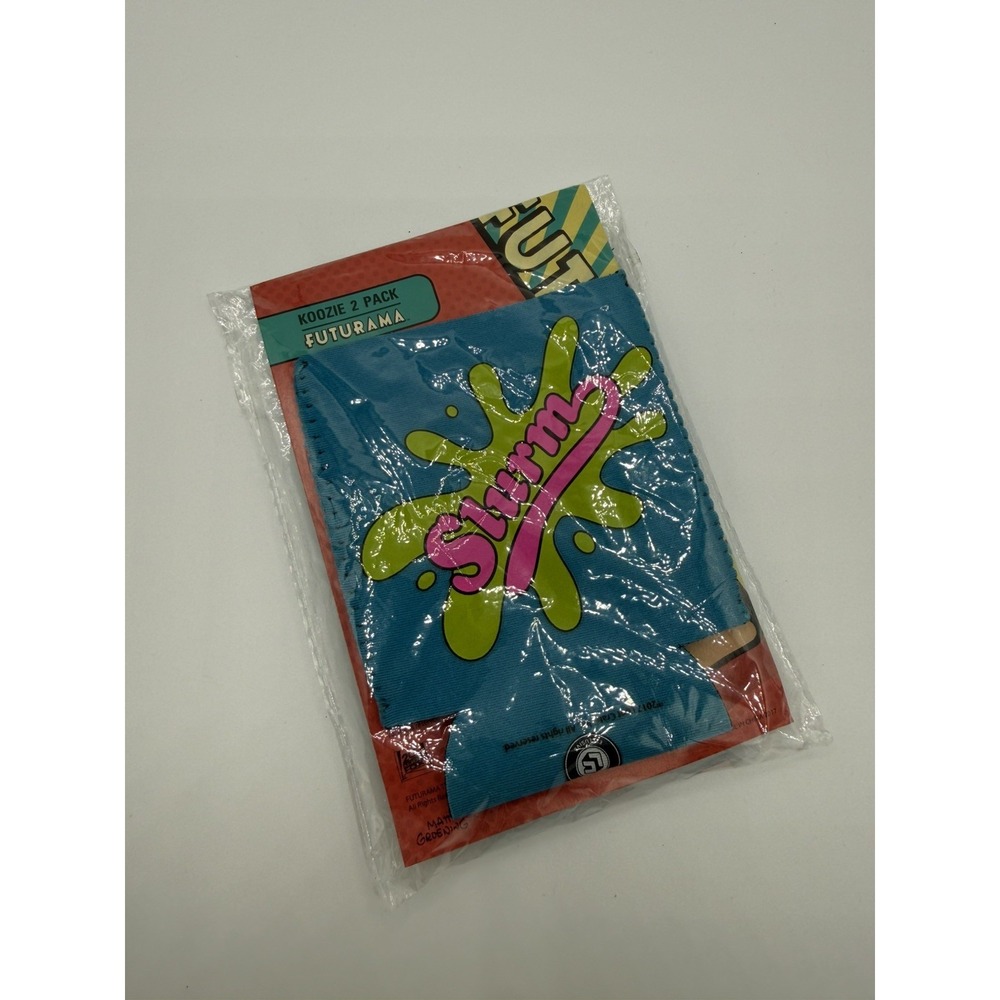 Futurama Slurm Koozie 2-Pack Set from Loot Crate Official Adult Swim Merchandise - Picture 1 of 2